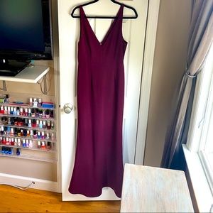 Wine-colored Gown Worn Once